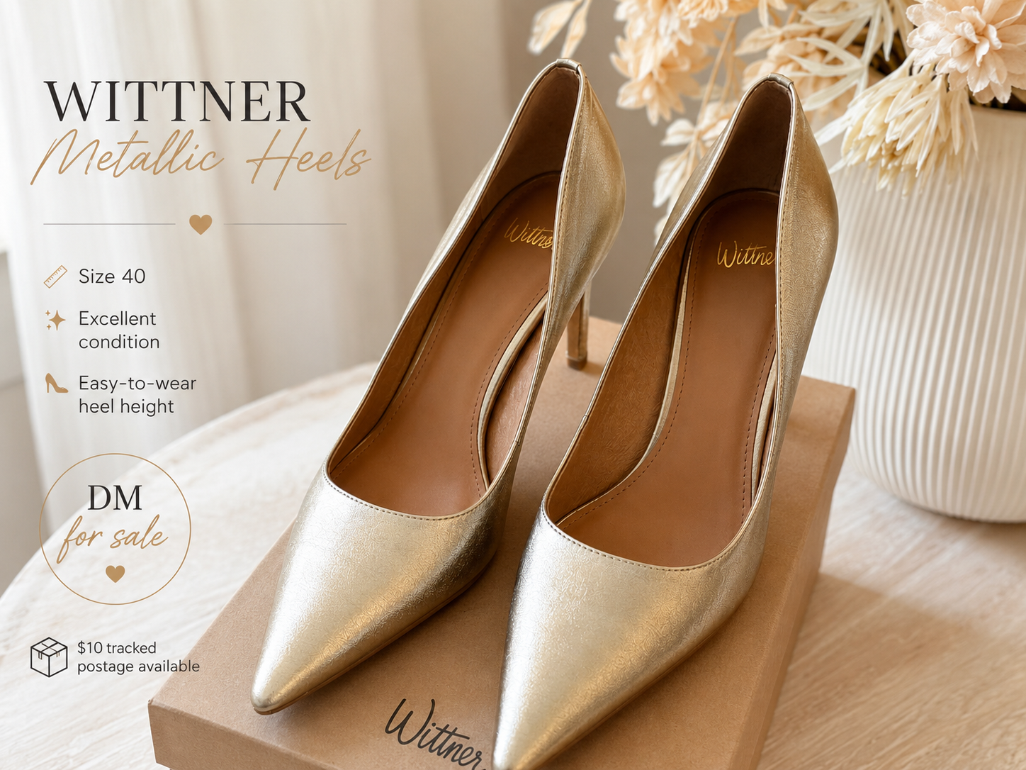WITTNER Metallic Heels