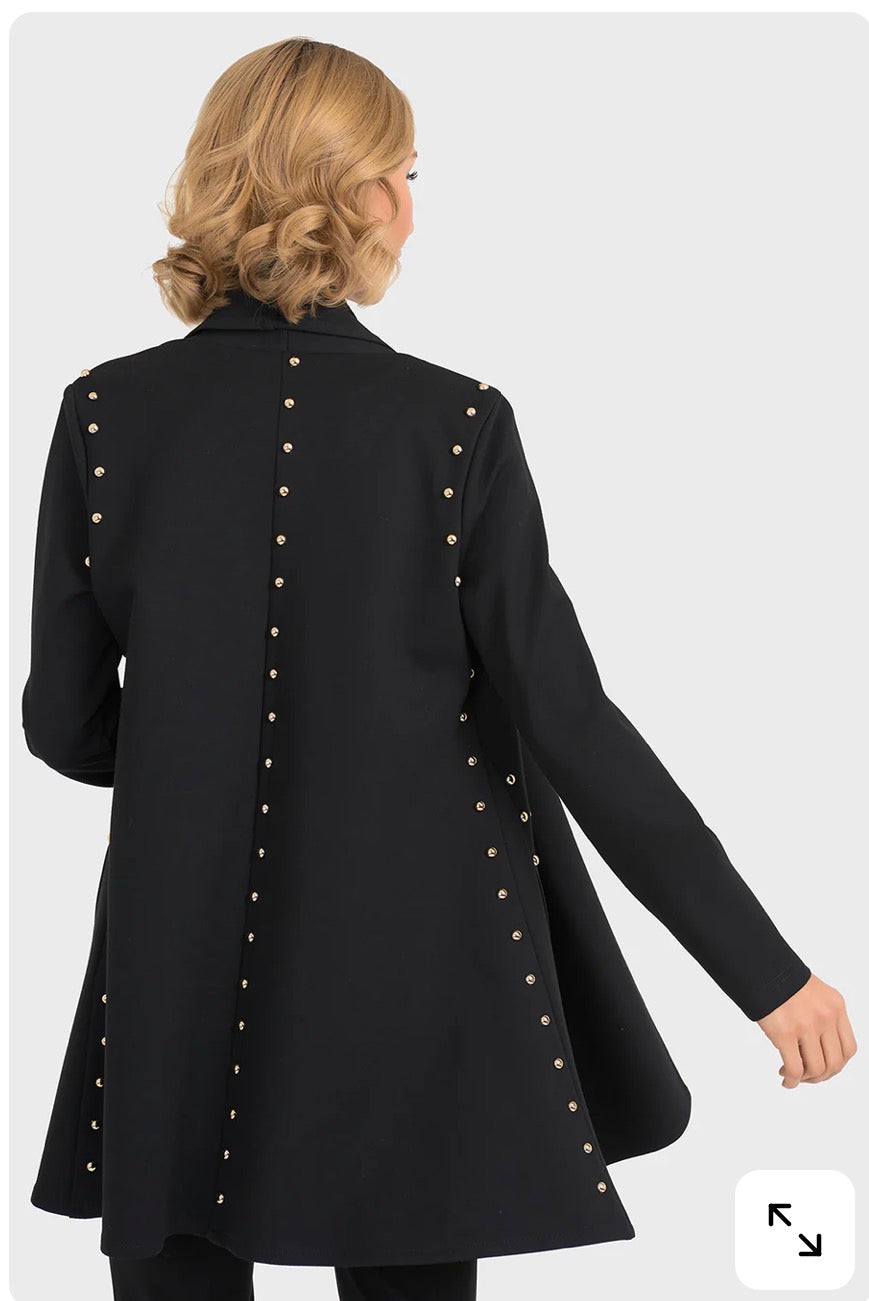 Joseph Ribkoff Gold Studded Jacket