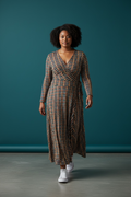 💙 Sacha Drake Printed Fit & Flare Dress 💙