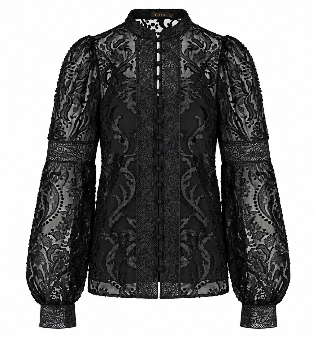 YVETTE BUTTON BLOUSE