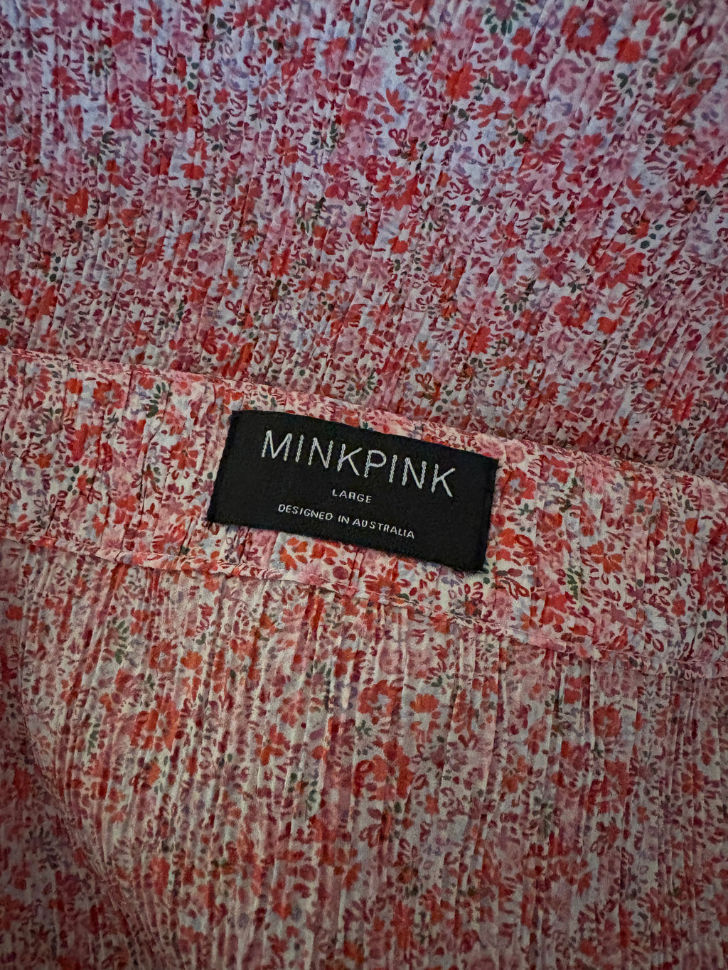 🌸 MINKPINK Floral Maxi Skirt – Size Large
