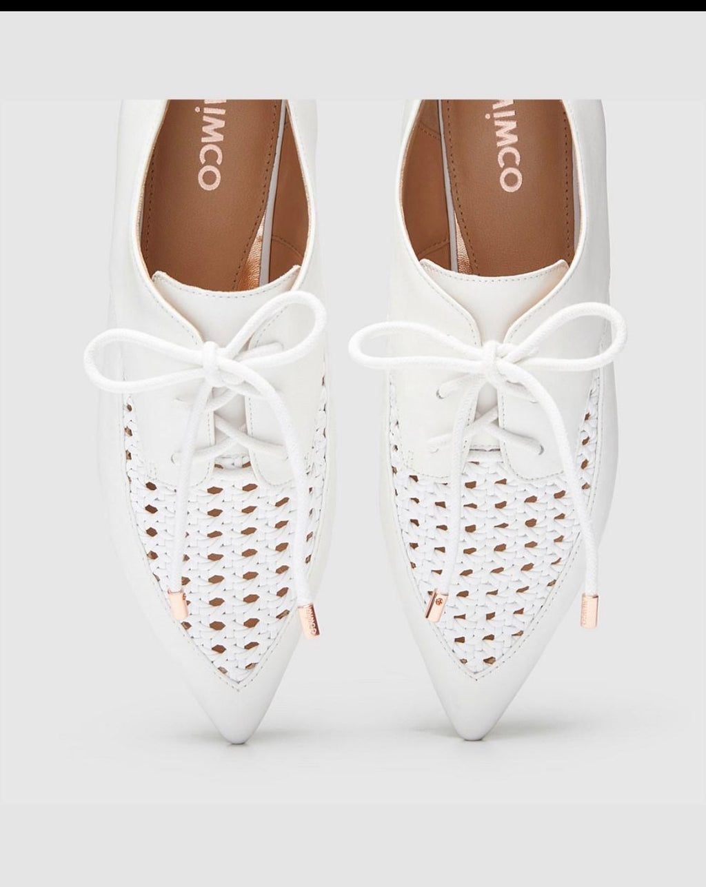 MIMCO Woven Leather Flats
