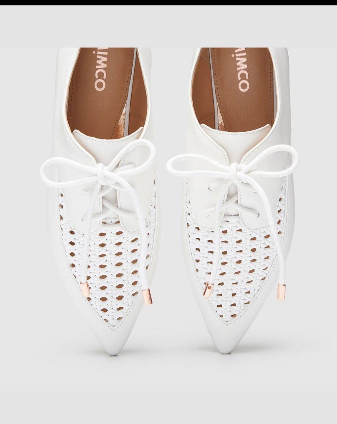 MIMCO Woven Leather Flats
