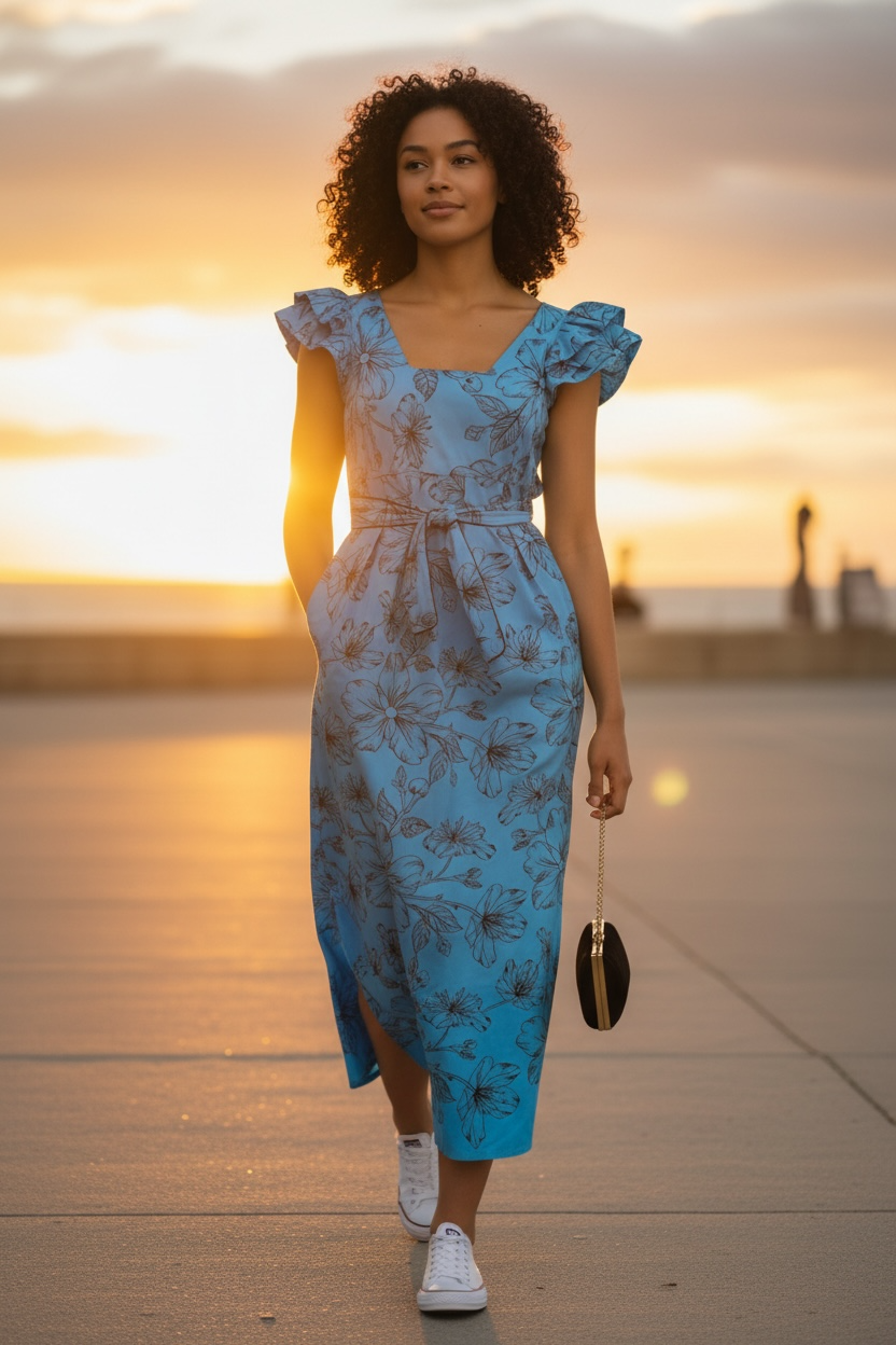 Sacha Drake Size 18 Cotton Dress
