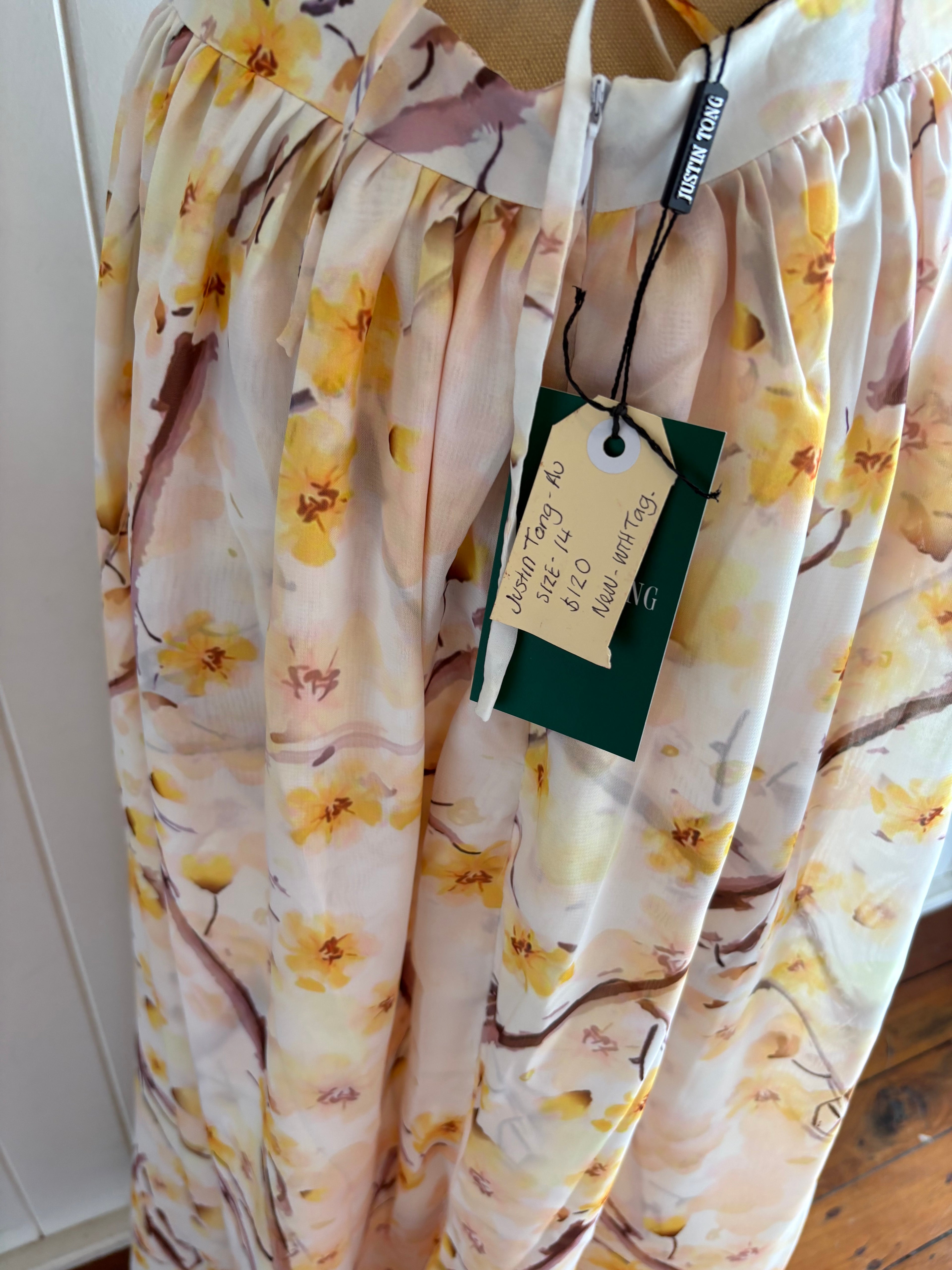 Justin Tong Dress – New With Tags