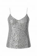 Styling You The Label Silver Sequin Cami