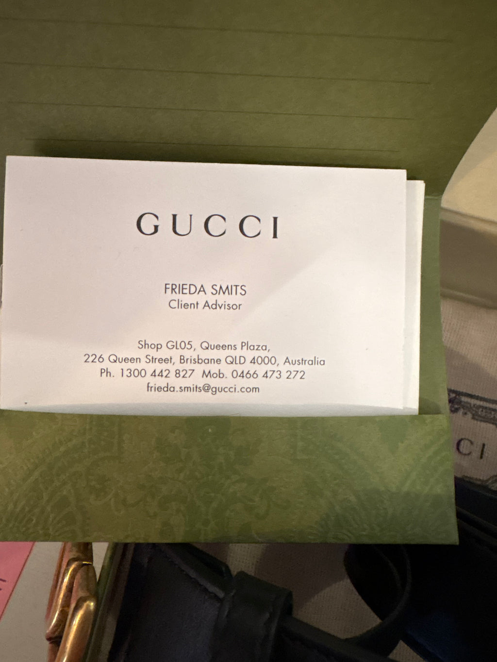 ✨ GUCCI DOUBLE G LEATHER BELT ✨