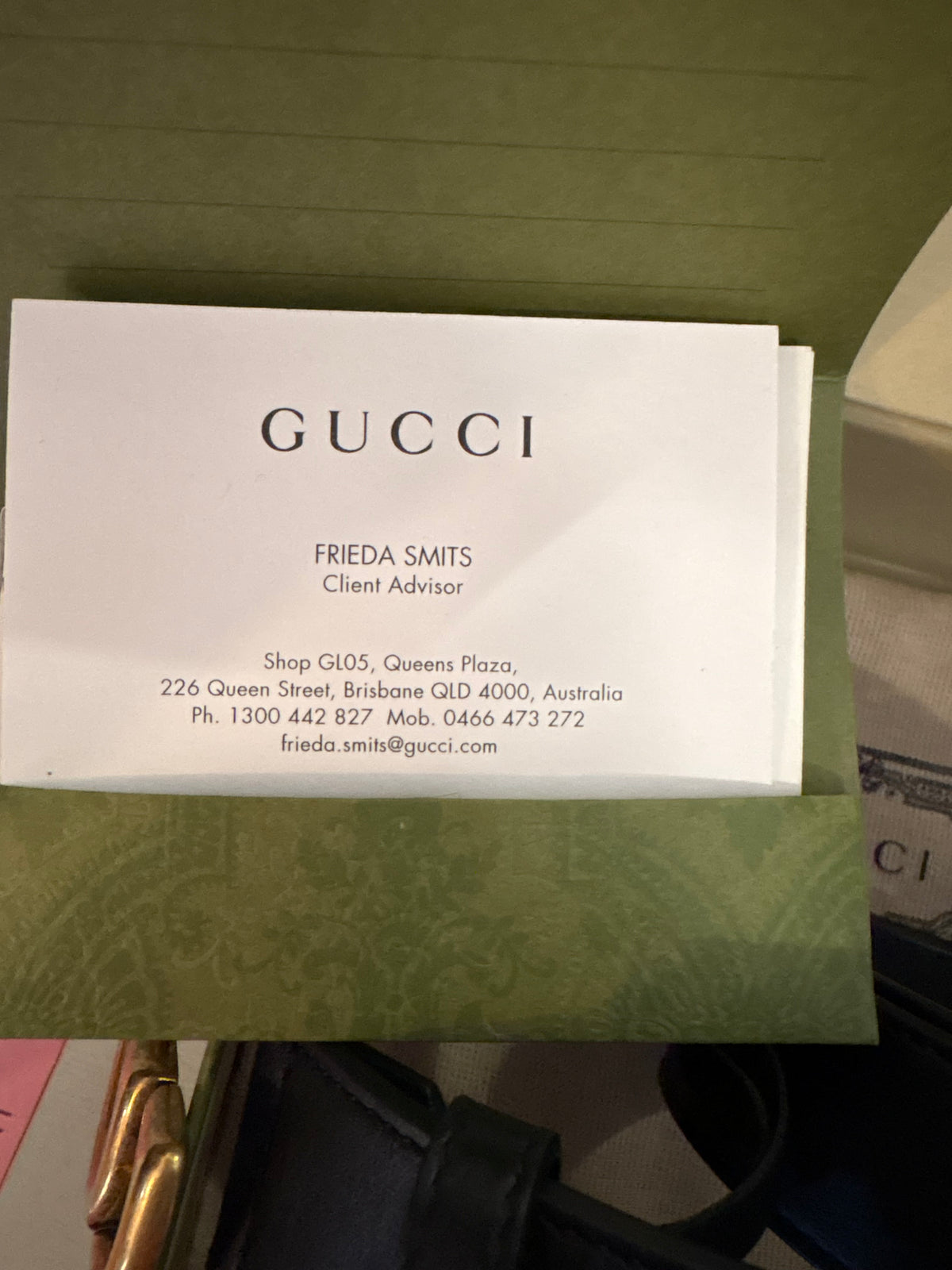 ✨ GUCCI DOUBLE G LEATHER BELT ✨