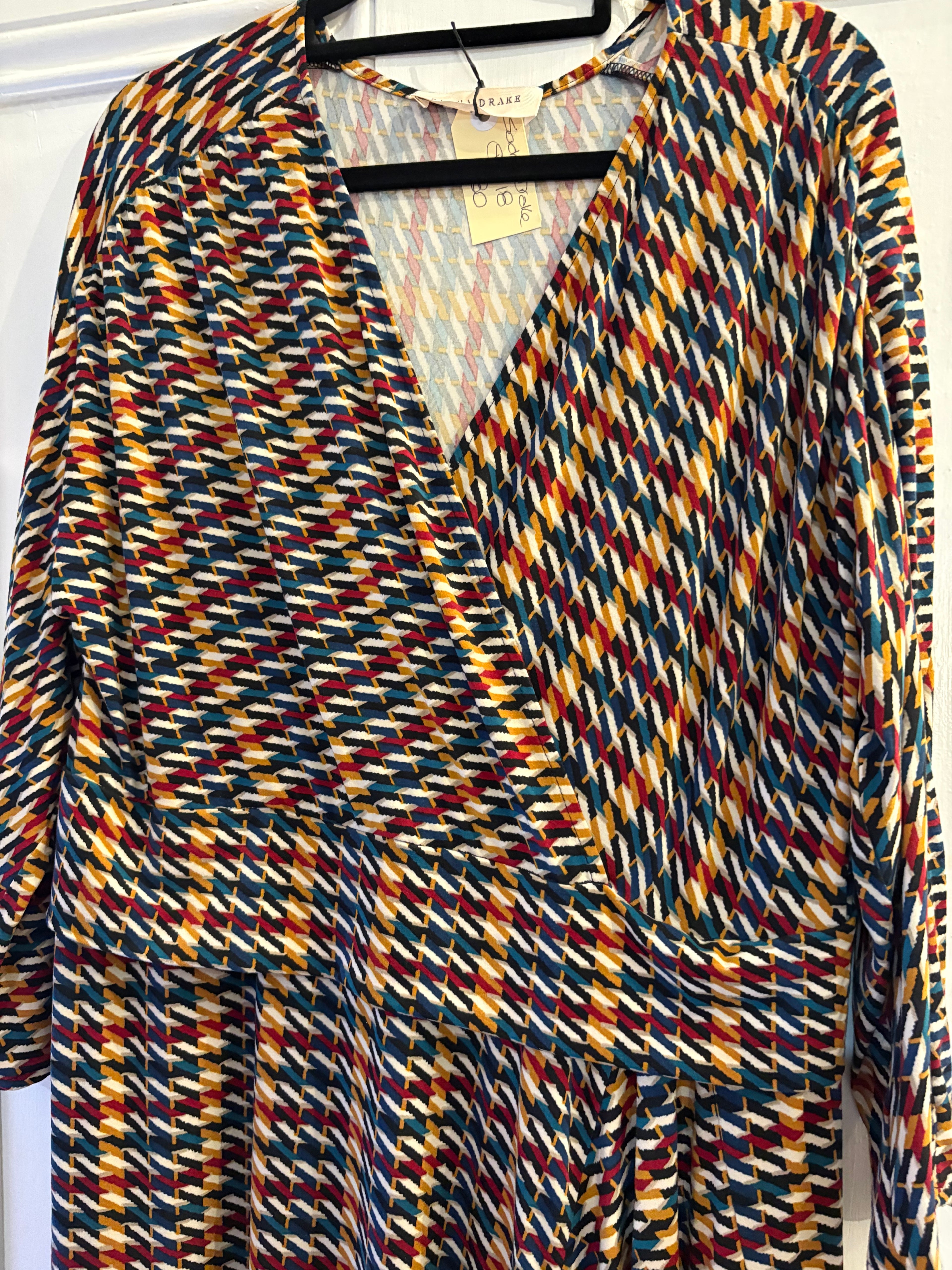 💙 Sacha Drake Printed Fit & Flare Dress 💙