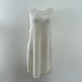 THURLEY Cream Crochet Tunic Top | Size M