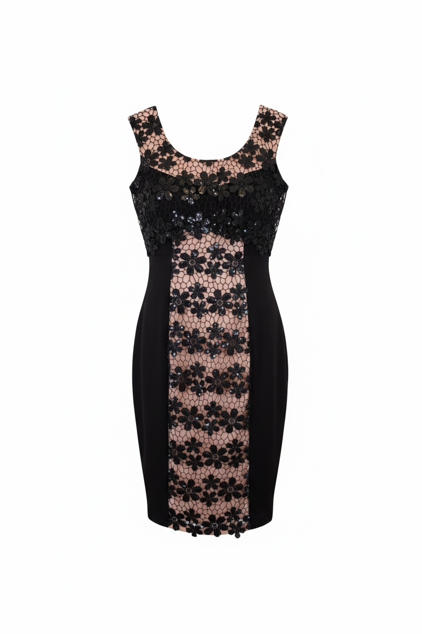 Sacha Drake Lace Overlay Dress – Size 10 (Best Suited to an 8–10)