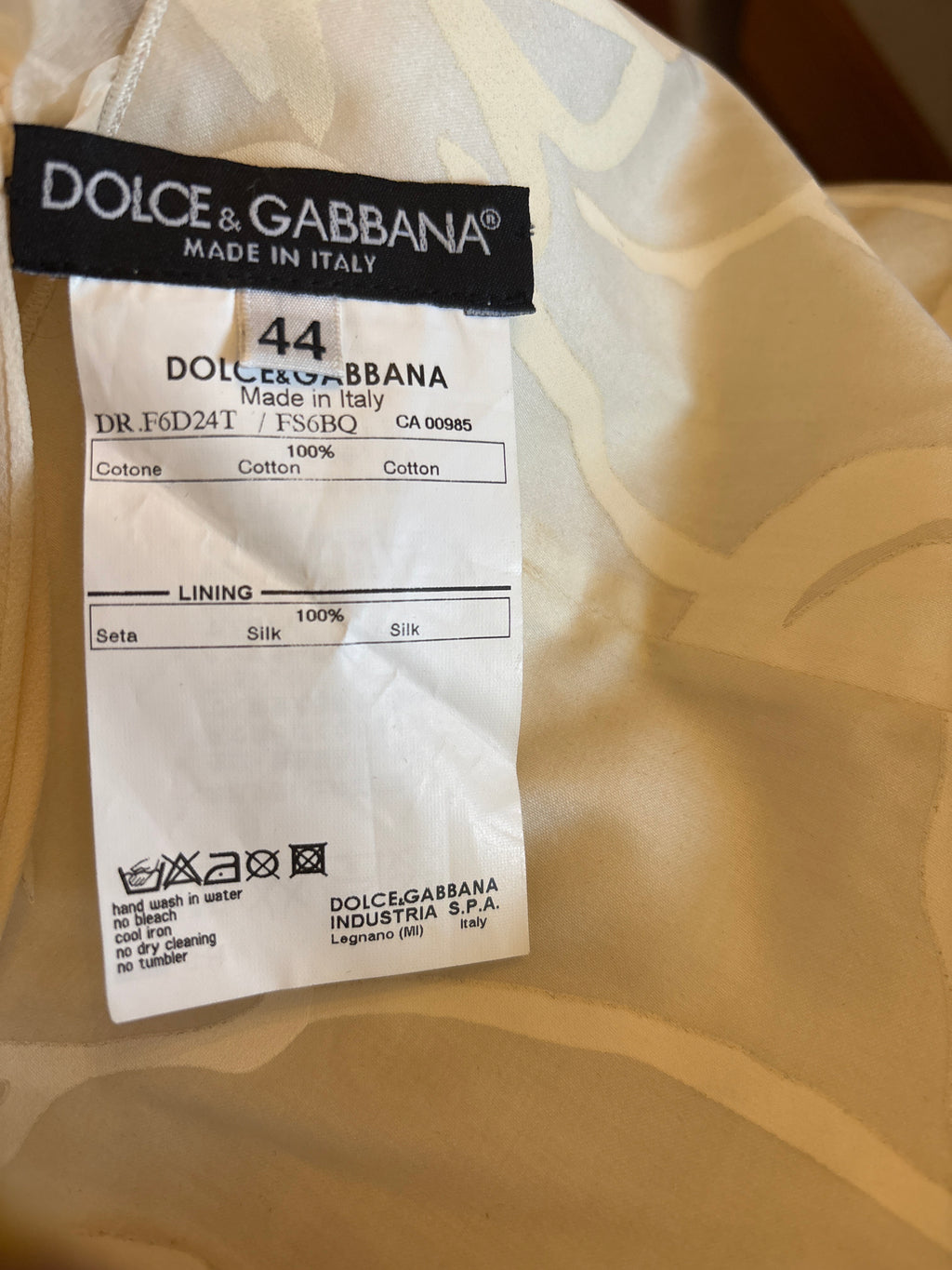 Dolce & Gabbana Italian Elegance Dress – Size 44