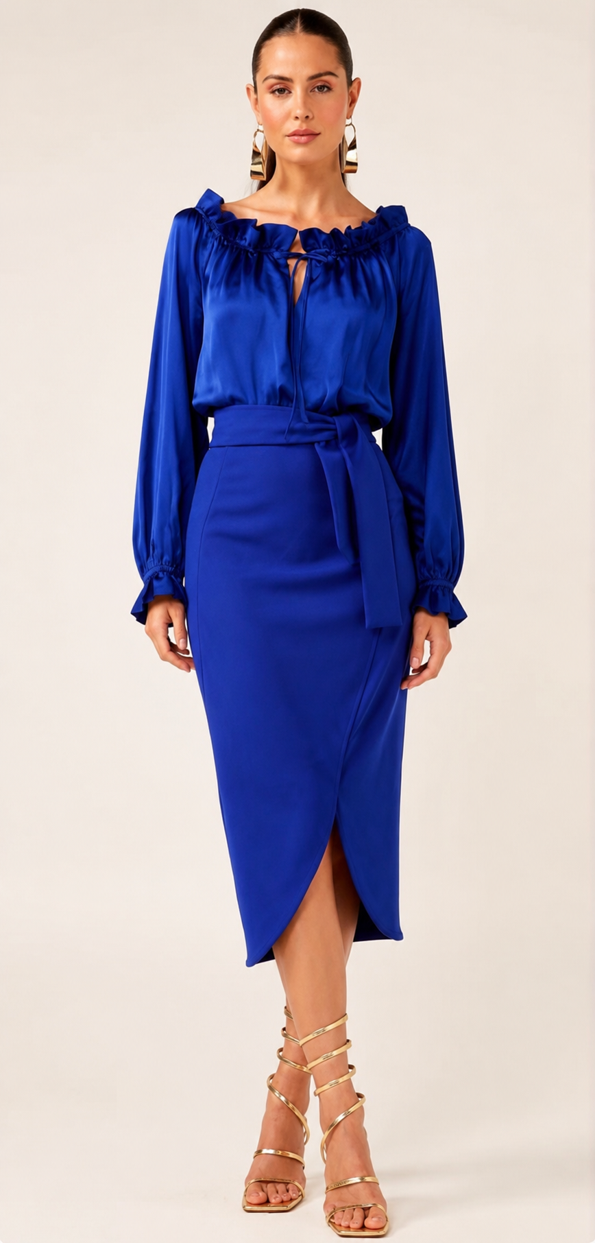 Sacha Drake Cobalt Blue Dress – Size 12