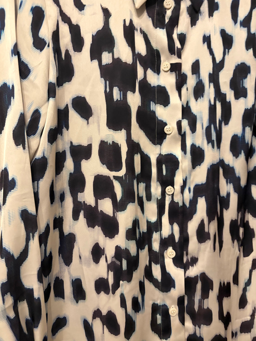 H&M Abstract Animal Print Shirt