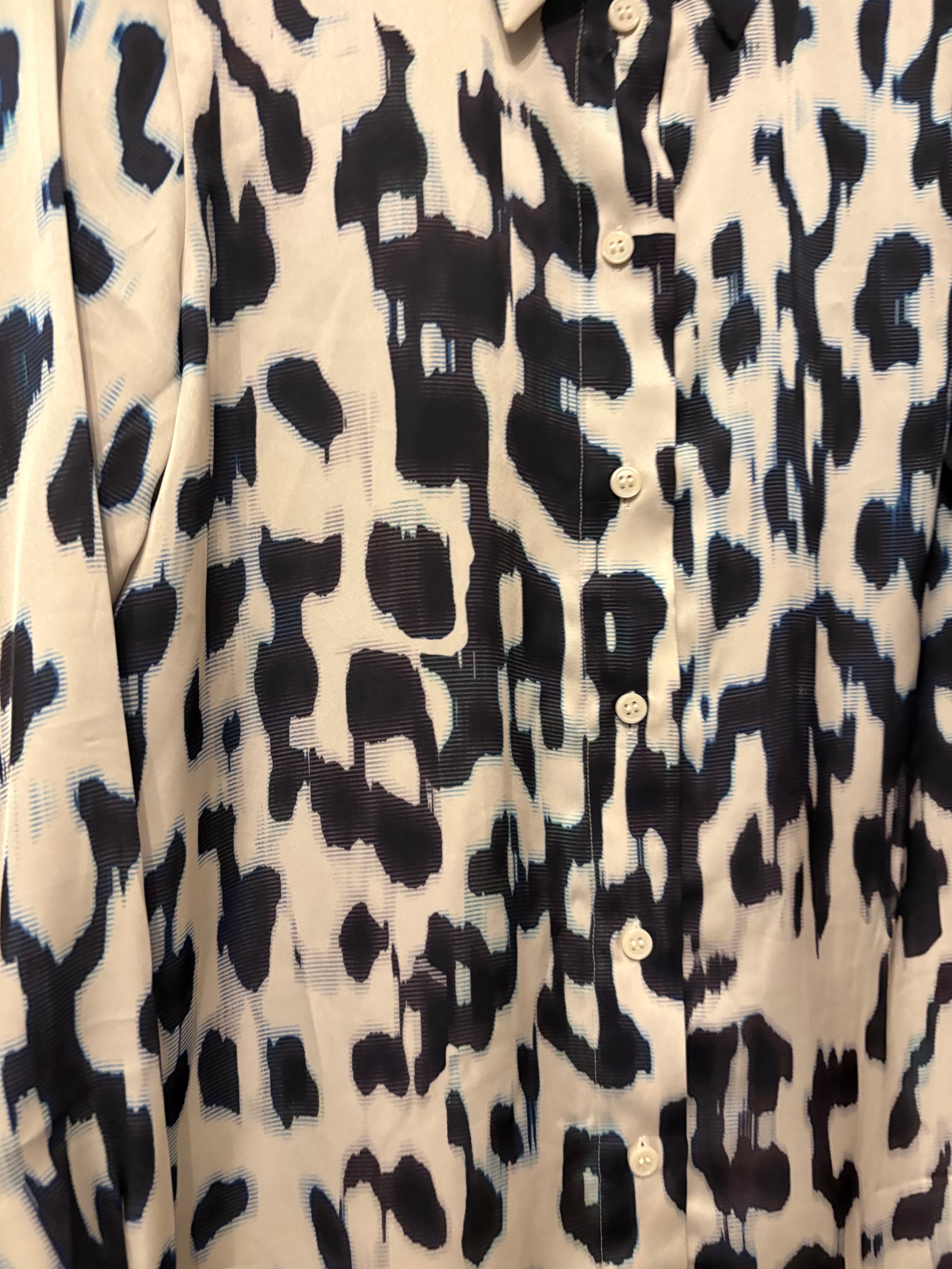 H&M Abstract Animal Print Shirt