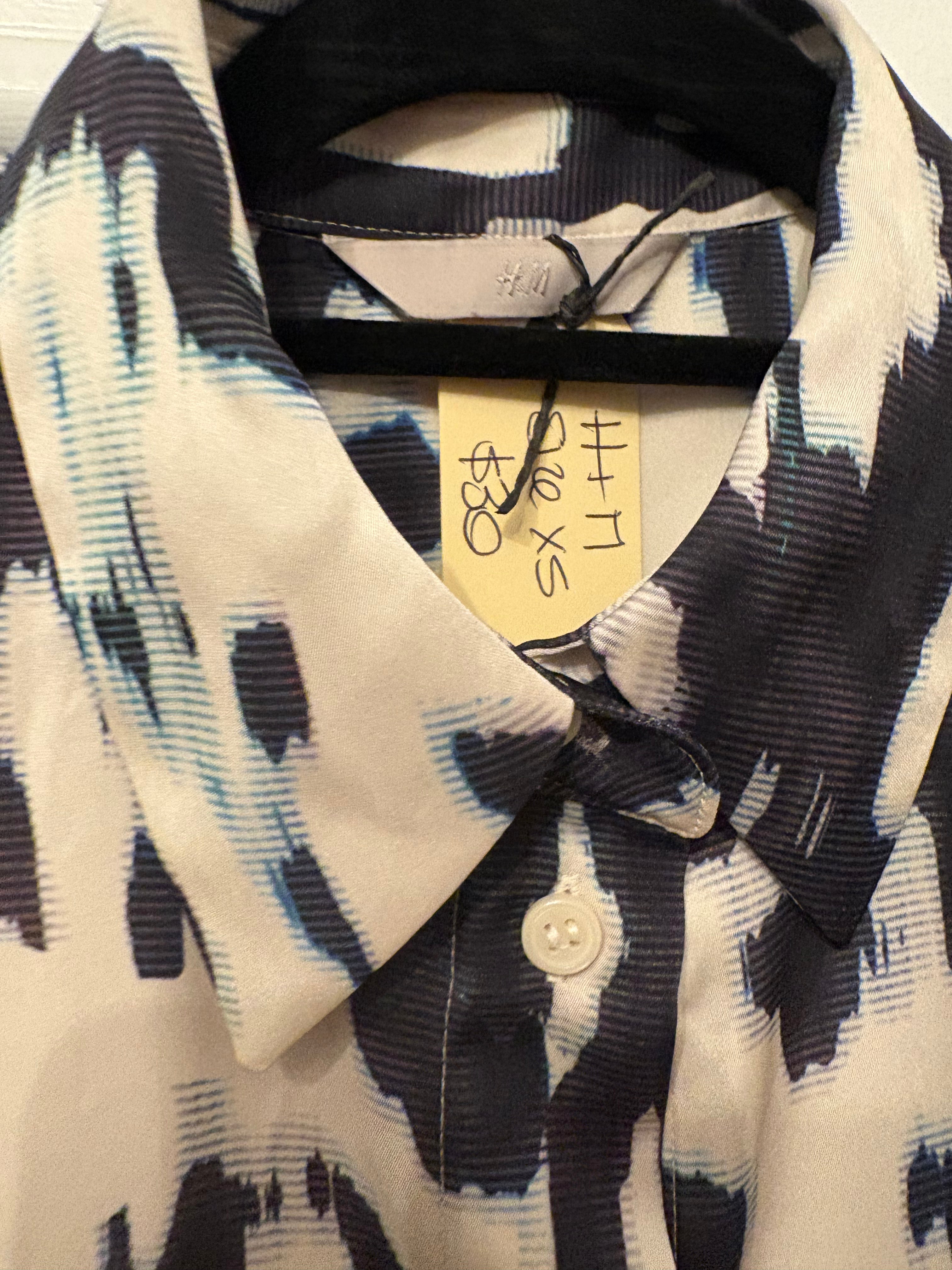 H&M Abstract Animal Print Shirt