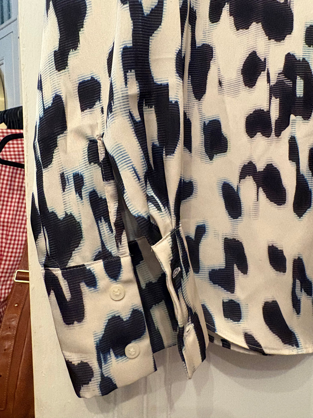 H&M Abstract Animal Print Shirt
