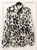 H&M Abstract Animal Print Shirt