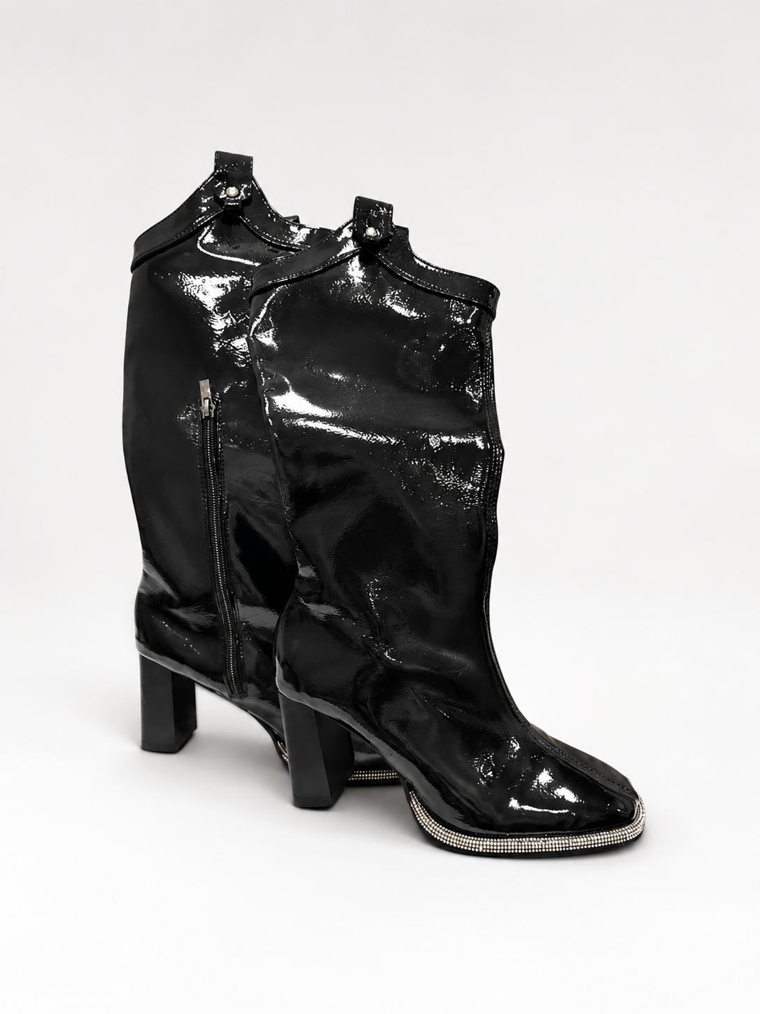 Black Knee High Boots