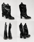 Black Knee High Boots