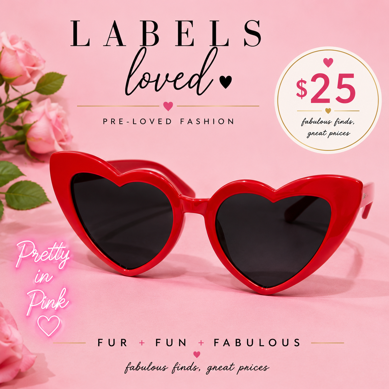 Sweet Heart Glasses